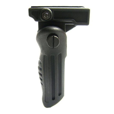 RIS Tactical Foldable flexible Foregrip Vertical Grip for RAS BK